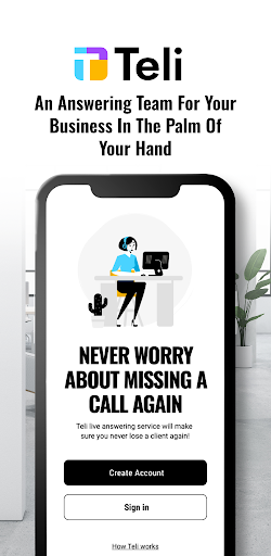 Android application Teli AI screenshort