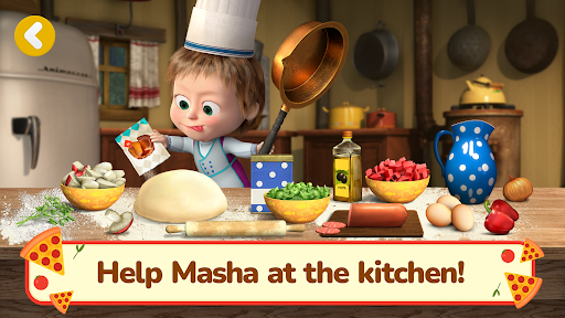 Masha and the Bear Pizza Maker 1