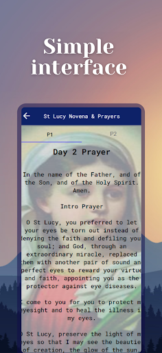 Saint Lucy Novena & Prayers Screen 2