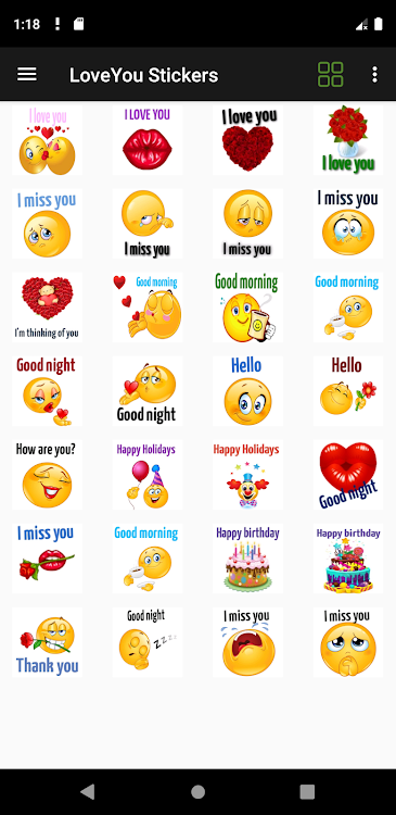 LoveYou Stickers WAStickerApps - 27.12.02 - (Android)
