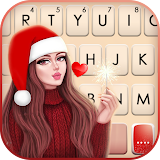 Christmas Kiss Keyboard Background icon