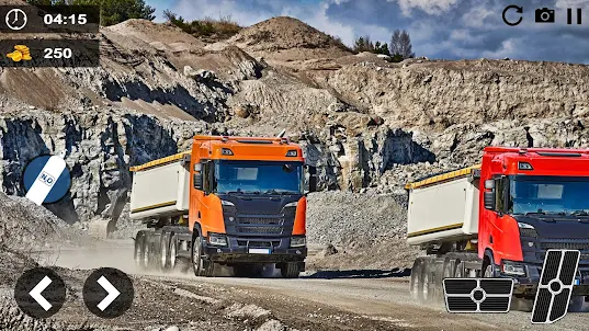 Cargo Truck driving off-road