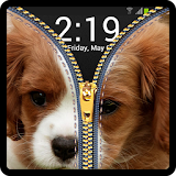 Zipper Lock Screen Puppy icon