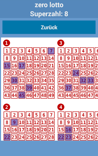 zero lotto Screen 3