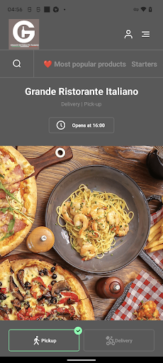 Android application Grande Italian Dundalk screenshort