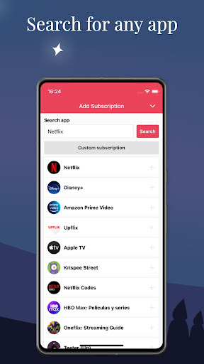 mySubs - Track Subscriptions Screen 2