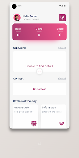 MQuizz Screen 2