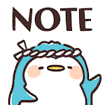 Cover Image of Télécharger Sticky Note Sushi Penguins  APK