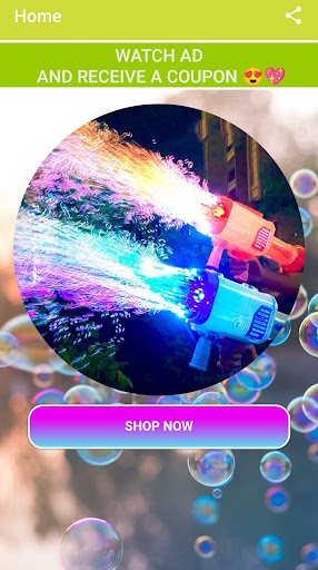 Bubble Gun Shooter Toy Shop Screen 2