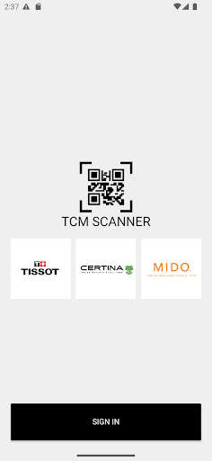 Android application TCM Scanner screenshort