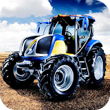 Tractor Trolley Real Farming Tractor 3D icon