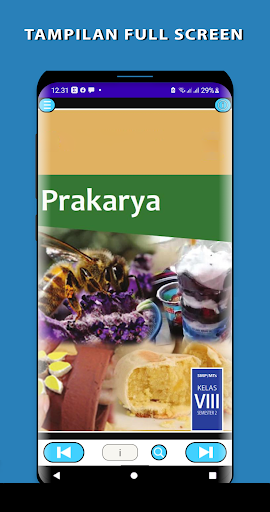 Android application Prakarya Kelas 8 Semester 2 screenshort