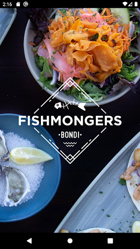 Android application Fishmongers Bondi screenshort