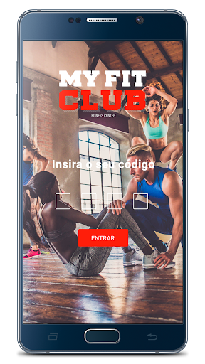 Android application My Fit Club screenshort