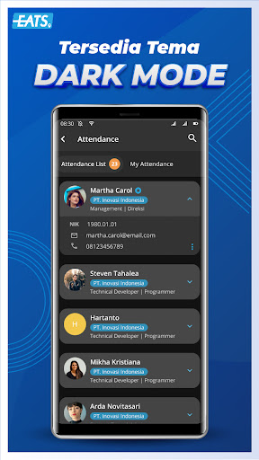 Android application EATS Fusia screenshort