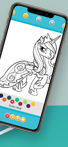 Little Pony Livro de colorir