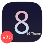 Cover Image of ダウンロード [UX6] G8 Black Theme for V20 G  APK