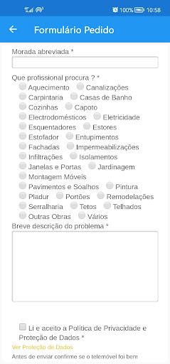 SOS Obras Screen 3
