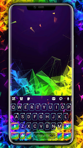 Android application Prism Rainbow Keyboard Backgro screenshort