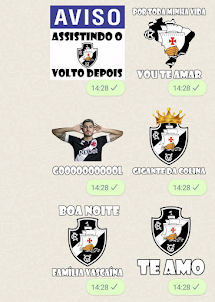 Stickers Engraçados Vasco