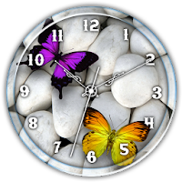 Pebbles Clock Live Wallpaper