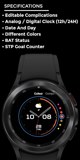 Nighty Analog 10 - watch face screenshot 4
