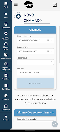 CRF Contabilidade e Assessoria Screen 2