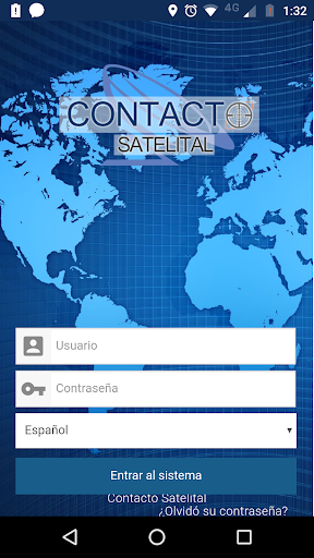 Android application Contacto Satelital screenshort