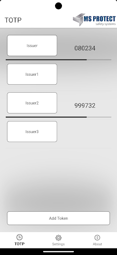 Android application MS Secure screenshort