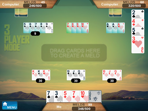 Rummy 500 card offline game 9