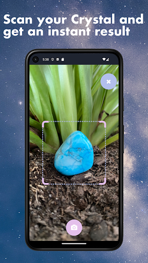 Android application Crystal Identifier screenshort