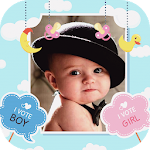 Cover Image of Download Baby Photo Editor - with Months & Story 1.0.0 APK