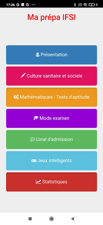 CONCOURS INFIRMIER Prepa IFSI - 2.2.7 - (Android)