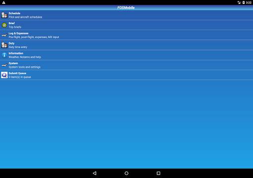 ARINC FOS Screen 3