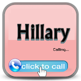 Hillary Clinton fake call icon