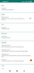 Running / Walking Distance Tracker app