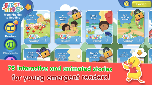 Android application FIRST STEPS Phonics to Reading screenshort