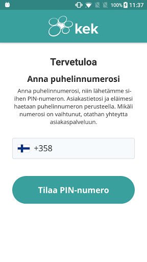 Android application kek Mobiili screenshort