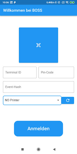 Android application Basic Order Support System screenshort