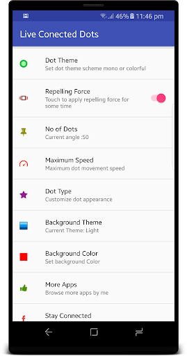 Connected Dots -Digital Net Live Wallpaper free