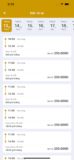 Daily Limousine Screen 2