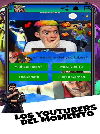 Adivina el Youtuber de Free Fire - Quiz