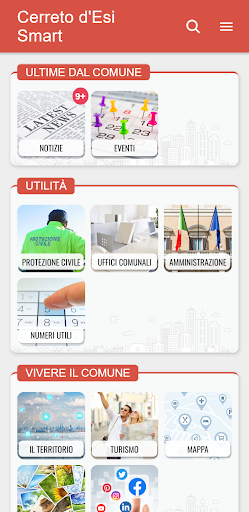 Android application Cerreto d'Esi Smart screenshort