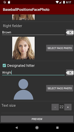 Baseball Positions Face Photo screenshot 6