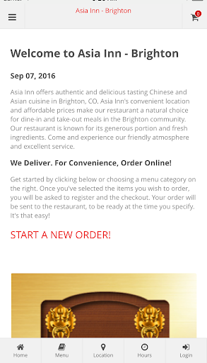 Android application Asia Inn Brighton screenshort
