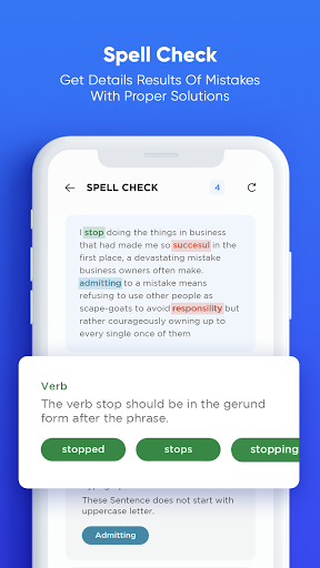 Spell Check Screen 3