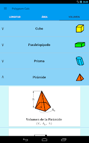 Screenshot 11 Fórmulas de Geometría android