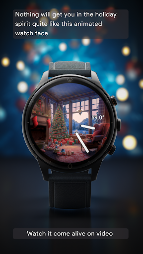 Android application Christmas Tree Watch Face screenshort
