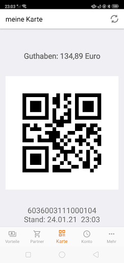 Android application StuWiCard screenshort
