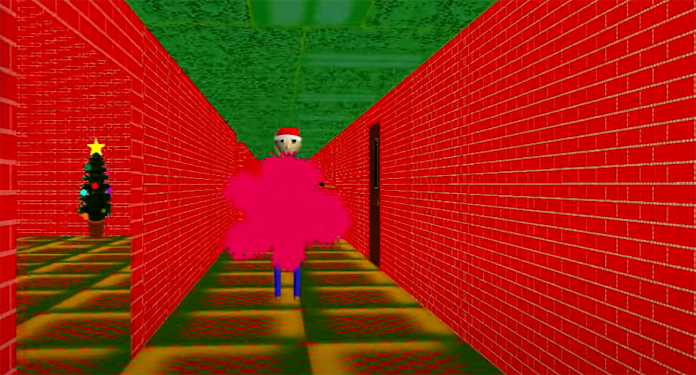 #4. Christmas Baldi's In School (Android) By: IcoStuedio